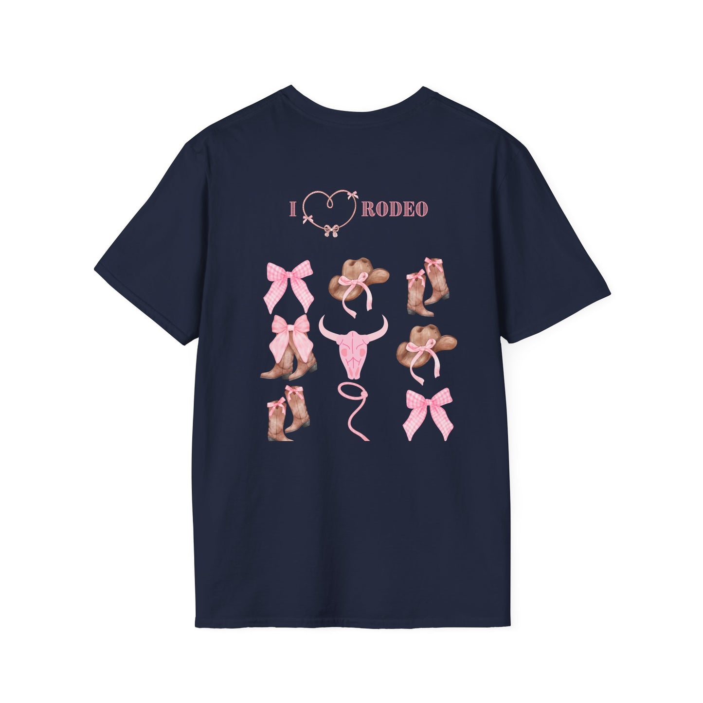 I Love Rodeo Graphic T-Shirt - Fun Western Style for Cowgirls