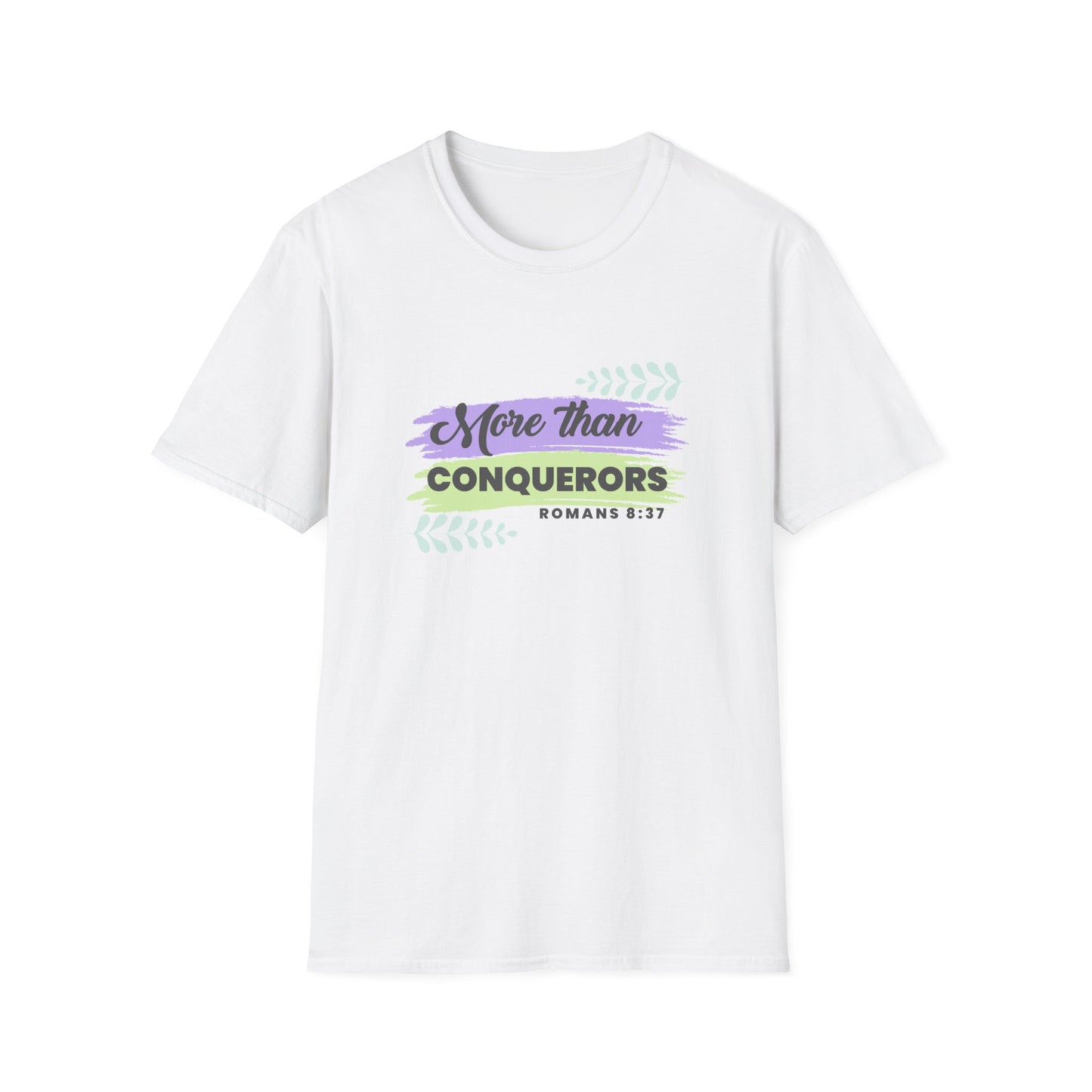 "More Than Conquerors" Softstyle T-Shirt