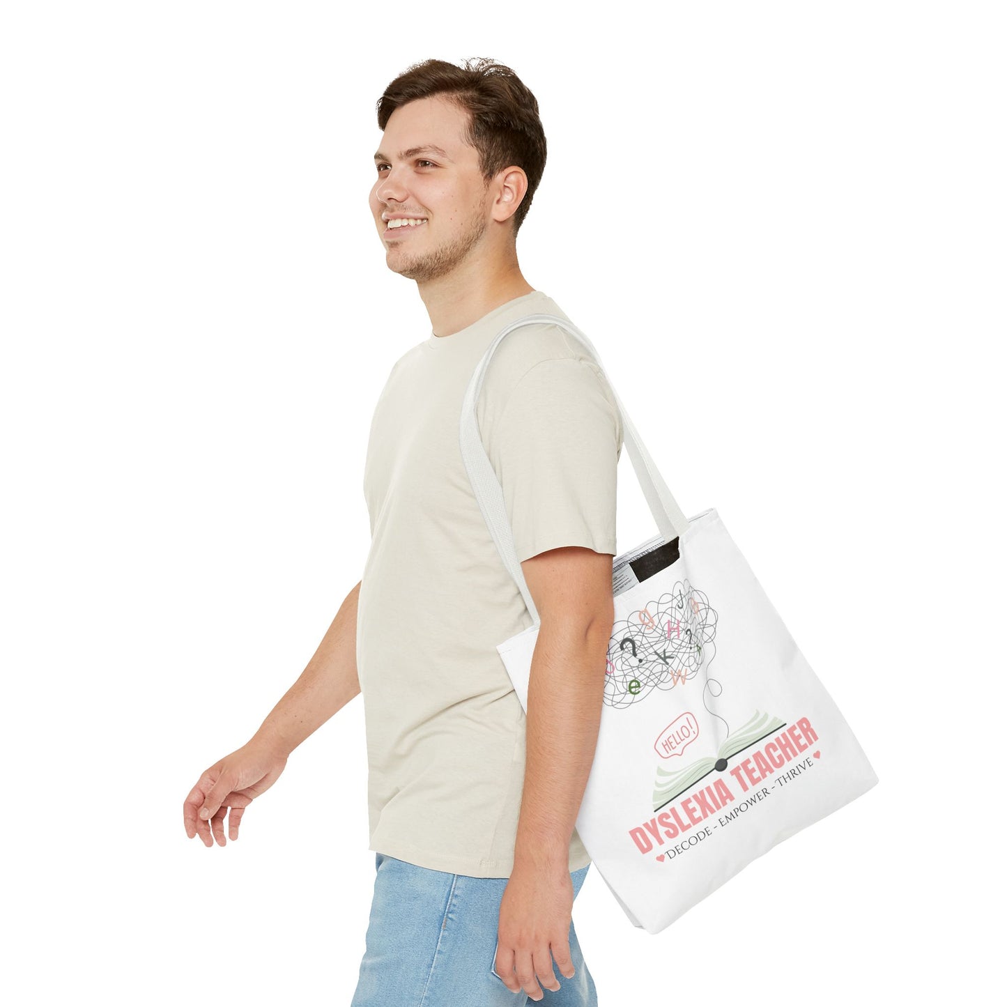 Inspiring Dyslexia Teacher Tote Bag
