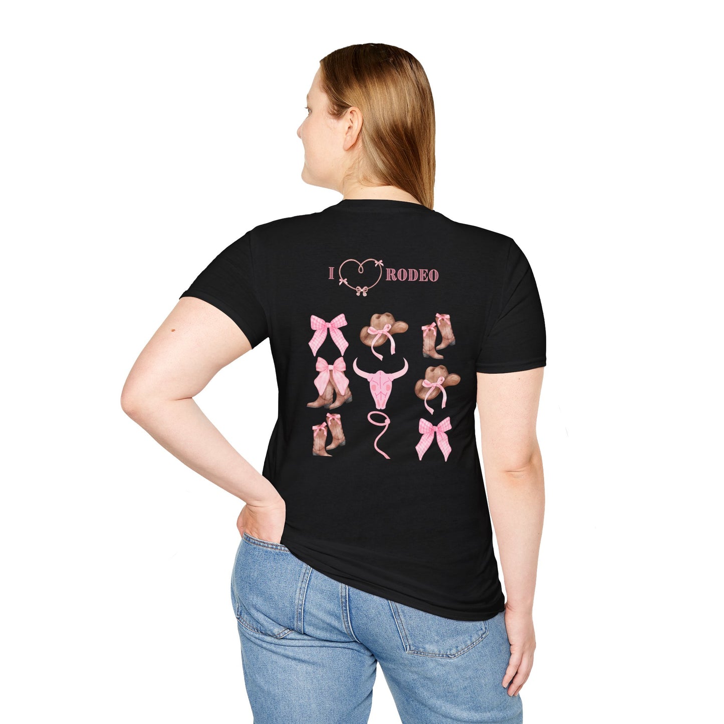 I Love Rodeo Graphic T-Shirt - Fun Western Style for Cowgirls