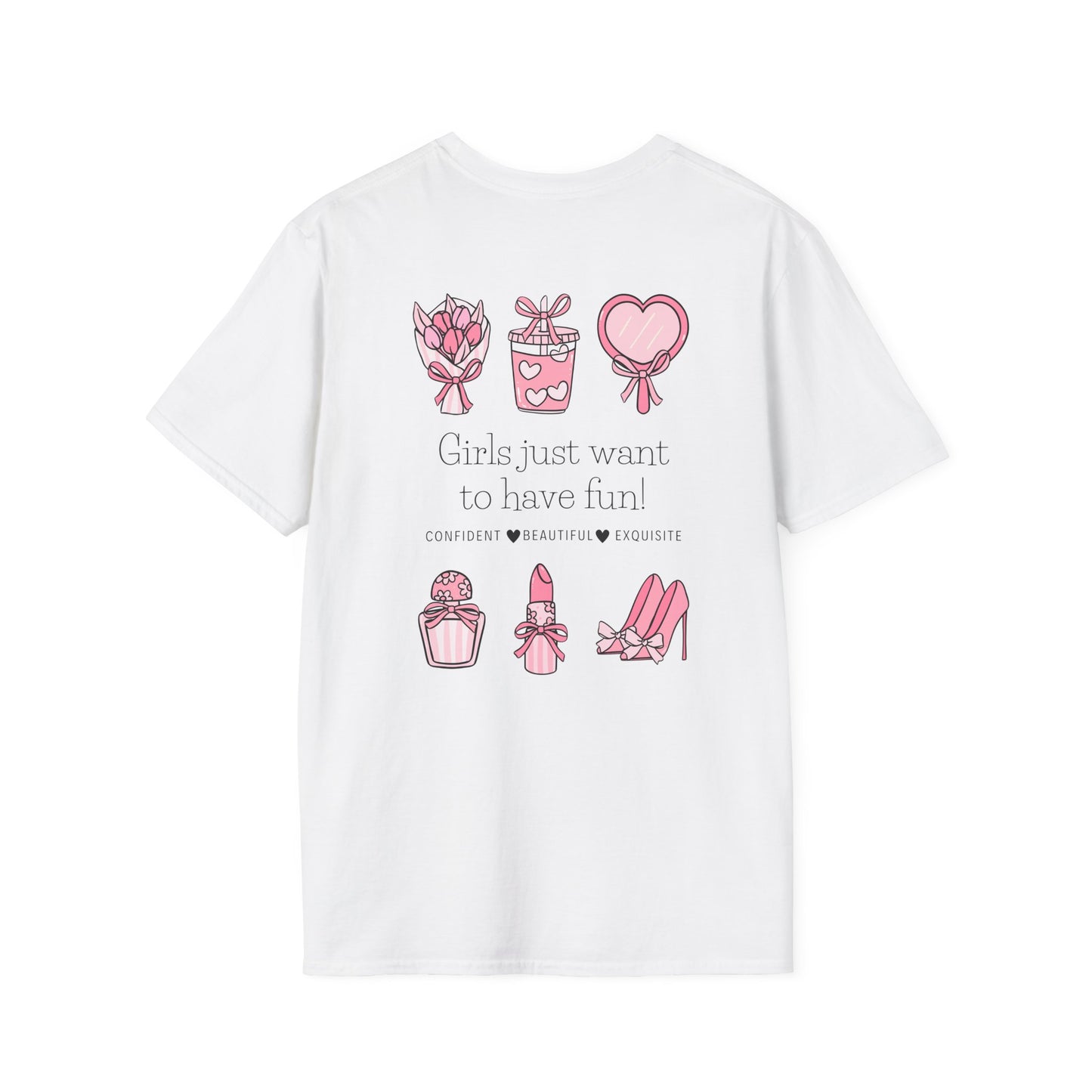 "Girls Just Want to Have Fun" Coquette T-Shirt