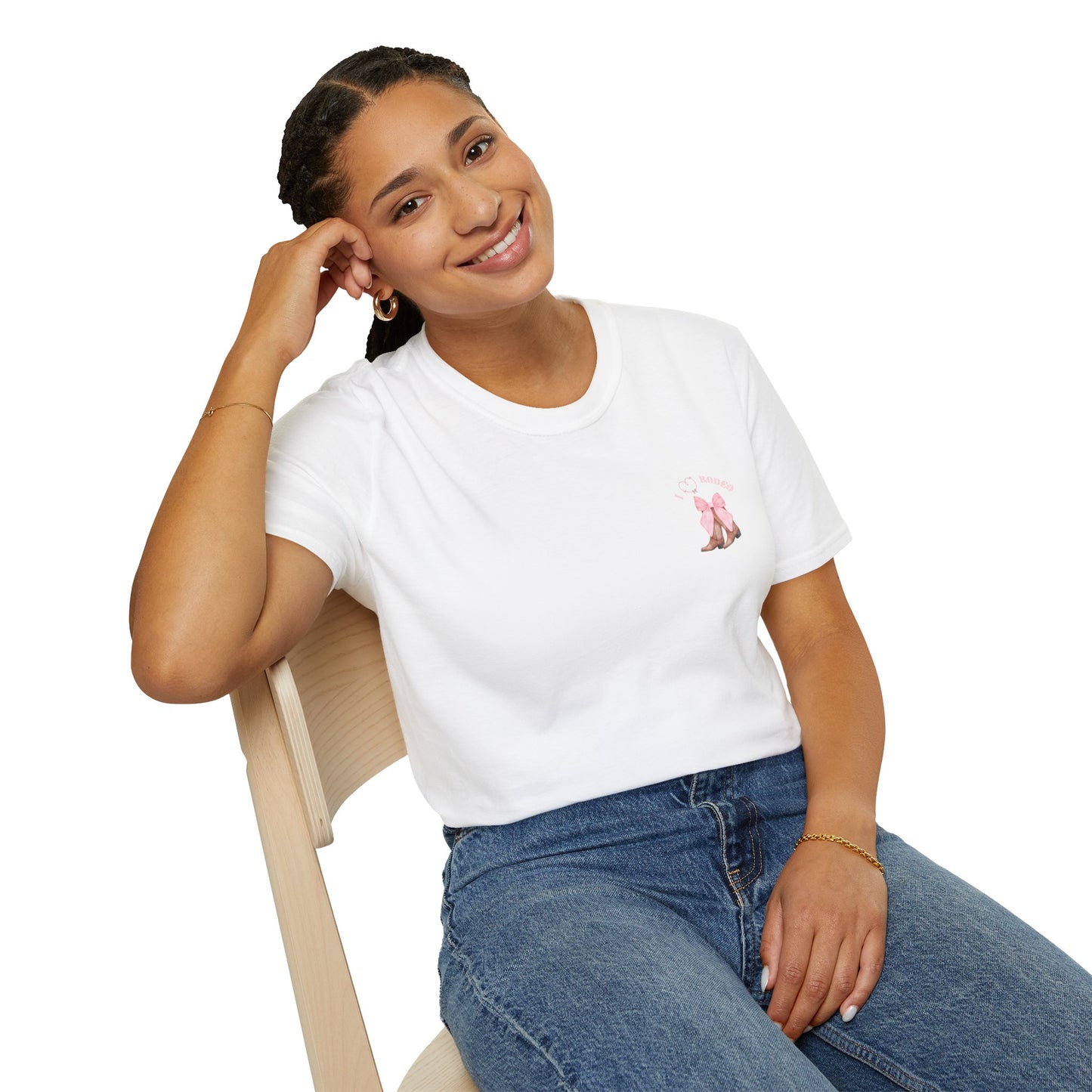 I Love Rodeo Graphic T-Shirt - Fun Western Style for Cowgirls