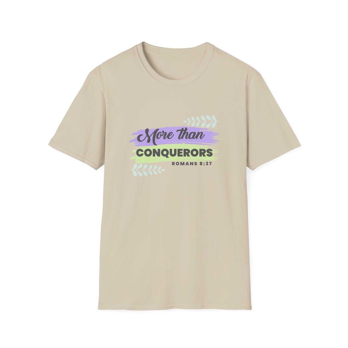 "More Than Conquerors" Softstyle T-Shirt