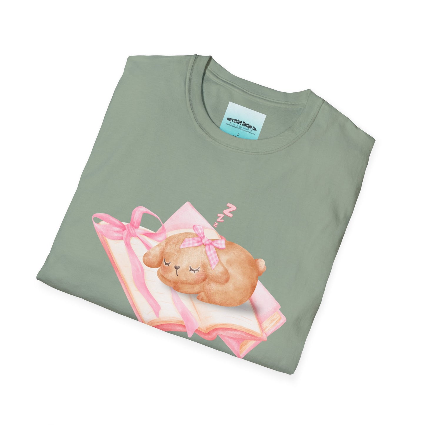 Coquette Bookish Bunny T-Shirt