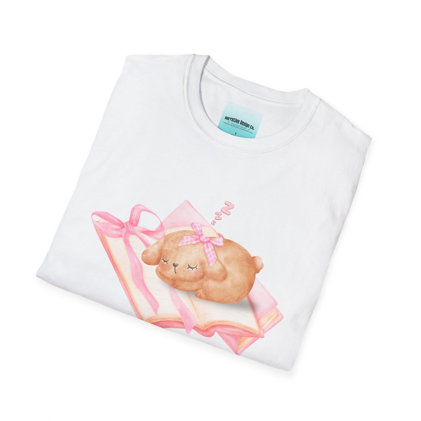 Coquette Bookish Bunny T-Shirt