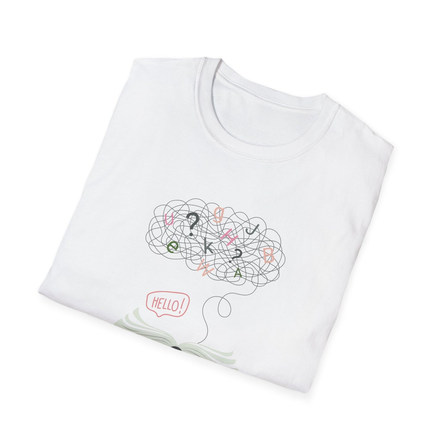 Inspiring Dyslexia Teacher Softstyle T-Shirt