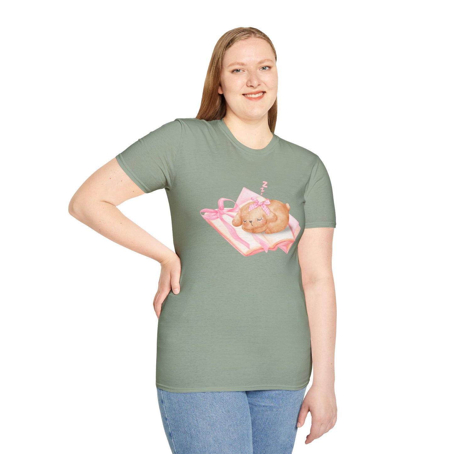 Coquette Bookish Bunny T-Shirt