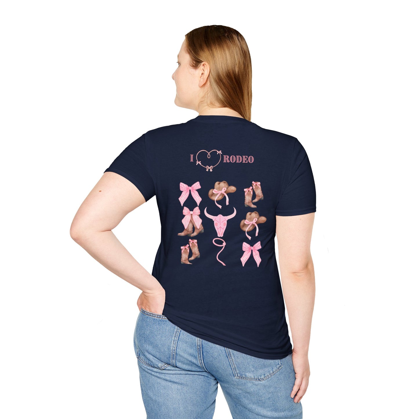 I Love Rodeo Graphic T-Shirt - Fun Western Style for Cowgirls