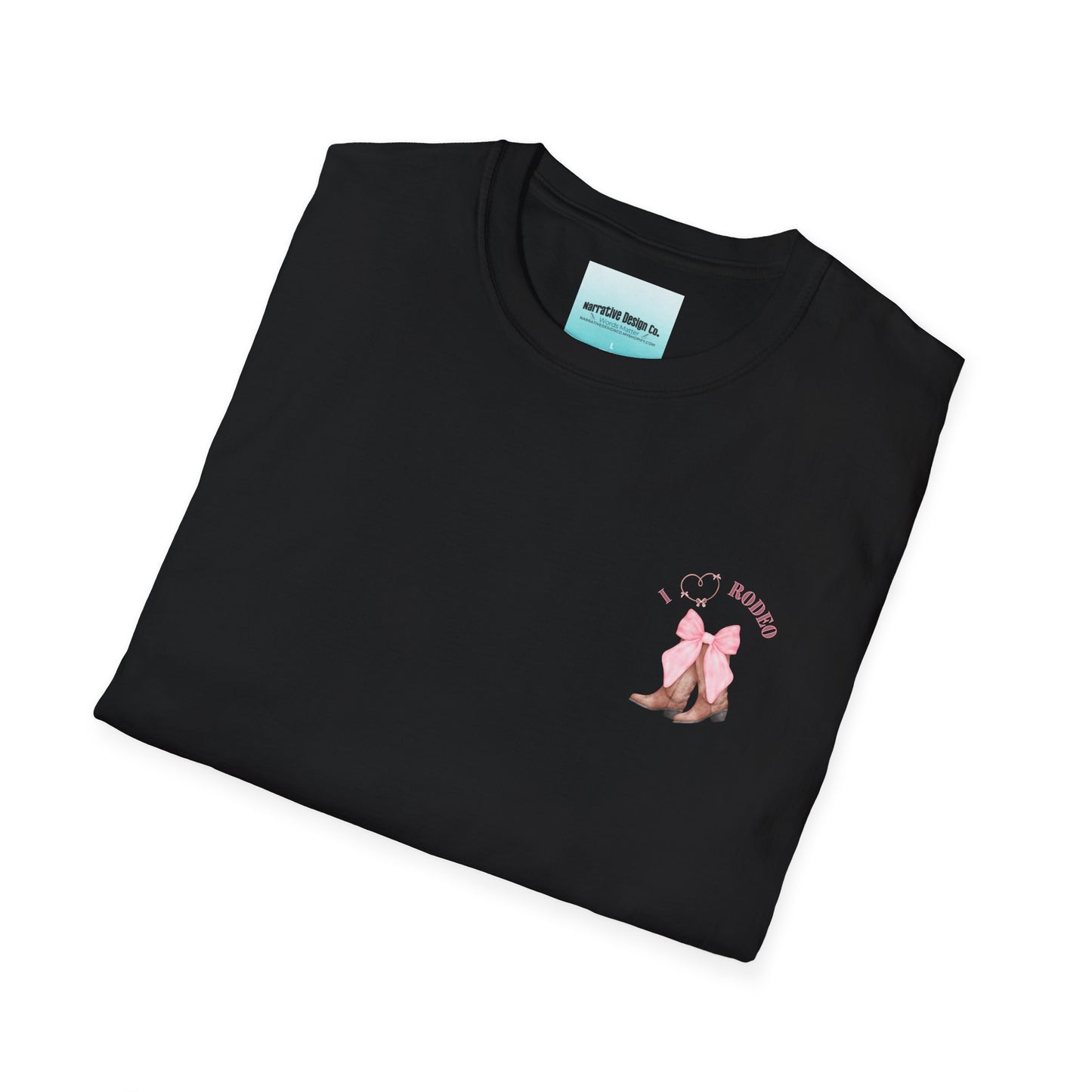 I Love Rodeo Graphic T-Shirt - Fun Western Style for Cowgirls