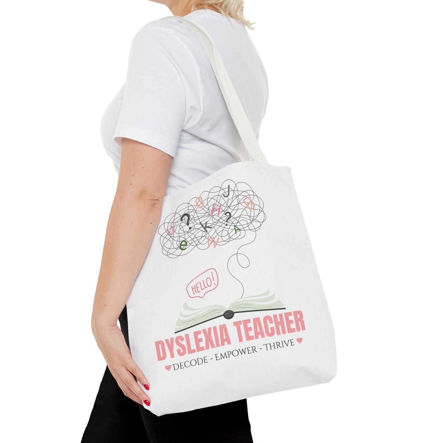 Inspiring Dyslexia Teacher Tote Bag