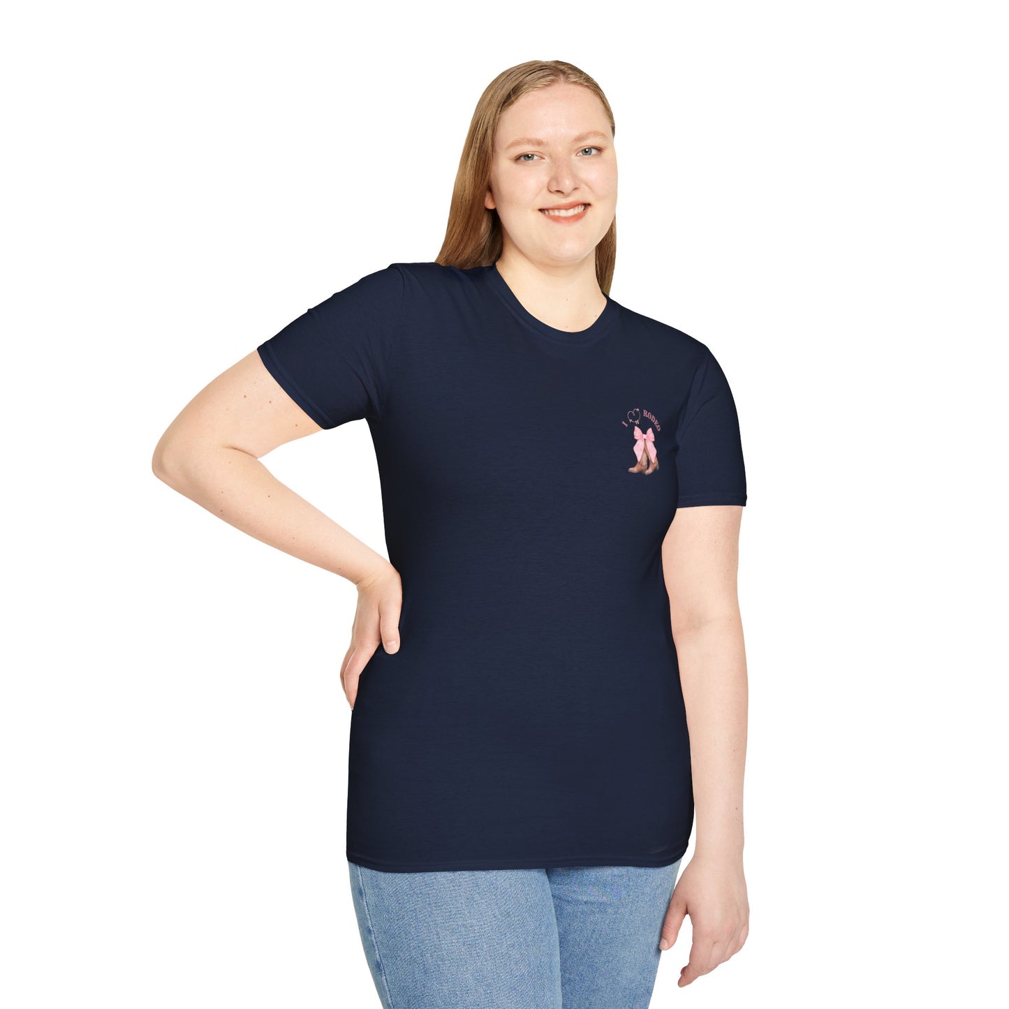 I Love Rodeo Graphic T-Shirt - Fun Western Style for Cowgirls