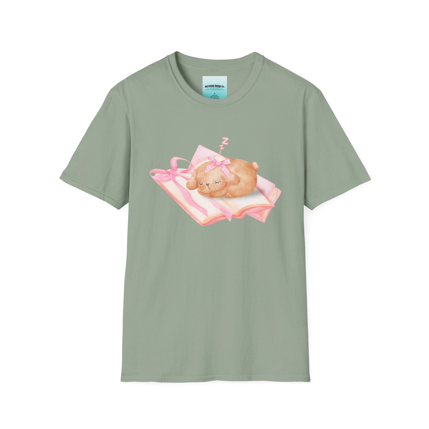 Coquette Bookish Bunny T-Shirt