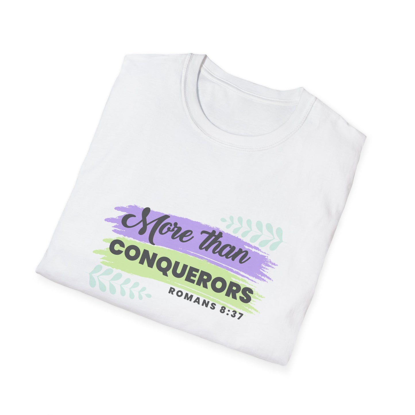 "More Than Conquerors" Softstyle T-Shirt