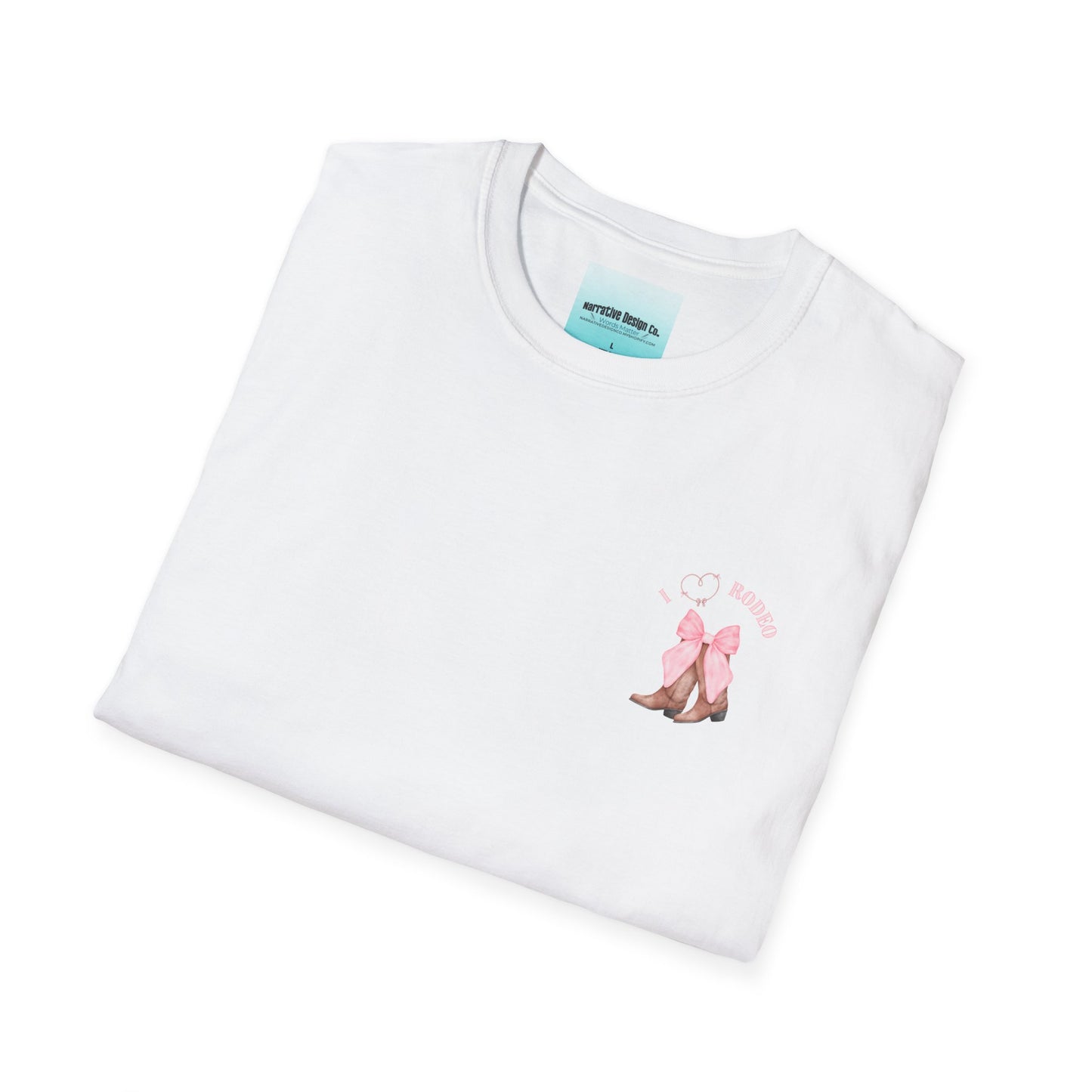 I Love Rodeo Graphic T-Shirt - Fun Western Style for Cowgirls