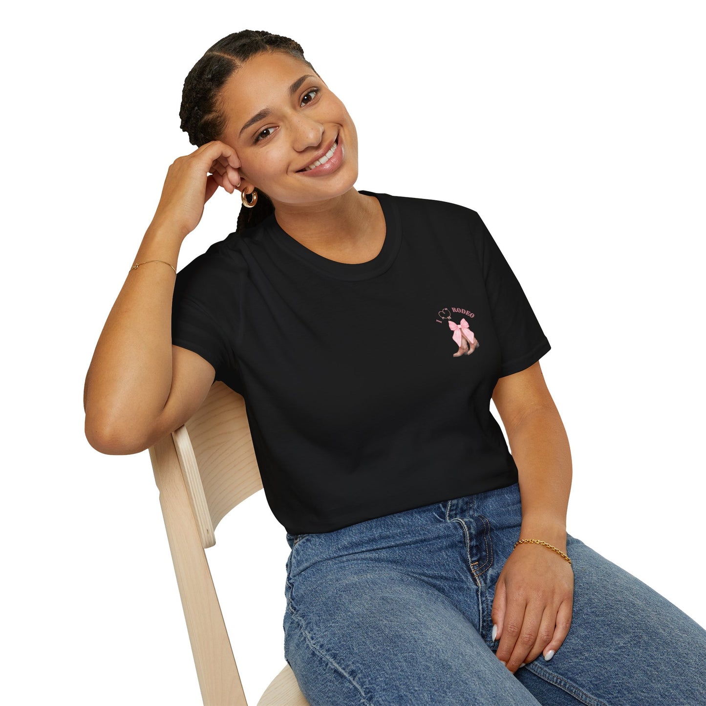 I Love Rodeo Graphic T-Shirt - Fun Western Style for Cowgirls