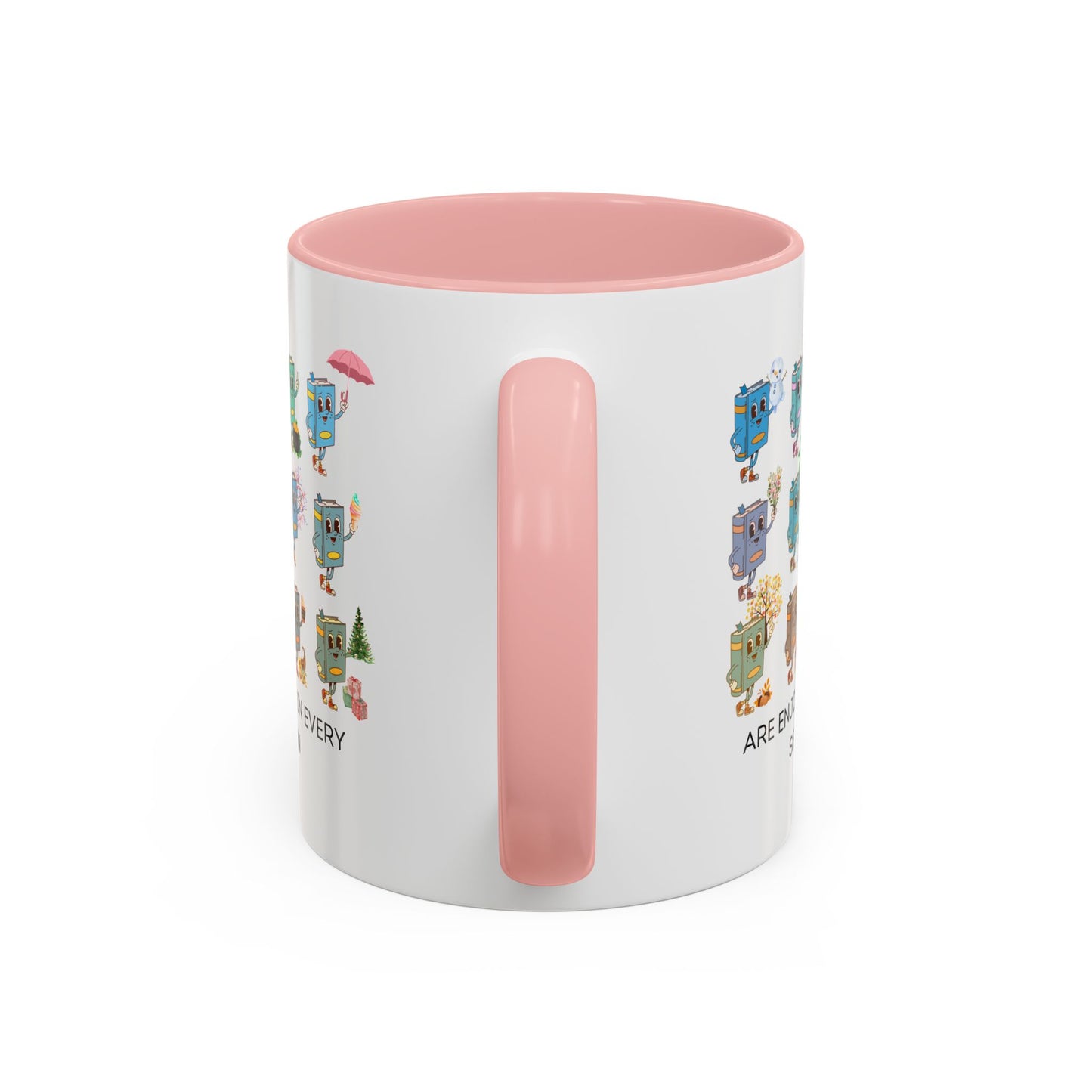 "Read in Every Season" Accent Coffee Mug (11oz)