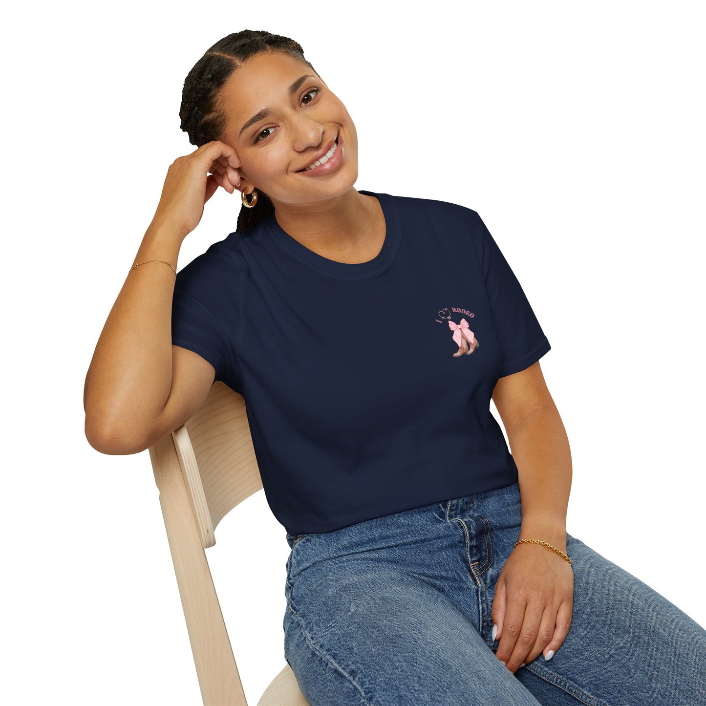 I Love Rodeo Graphic T-Shirt - Fun Western Style for Cowgirls