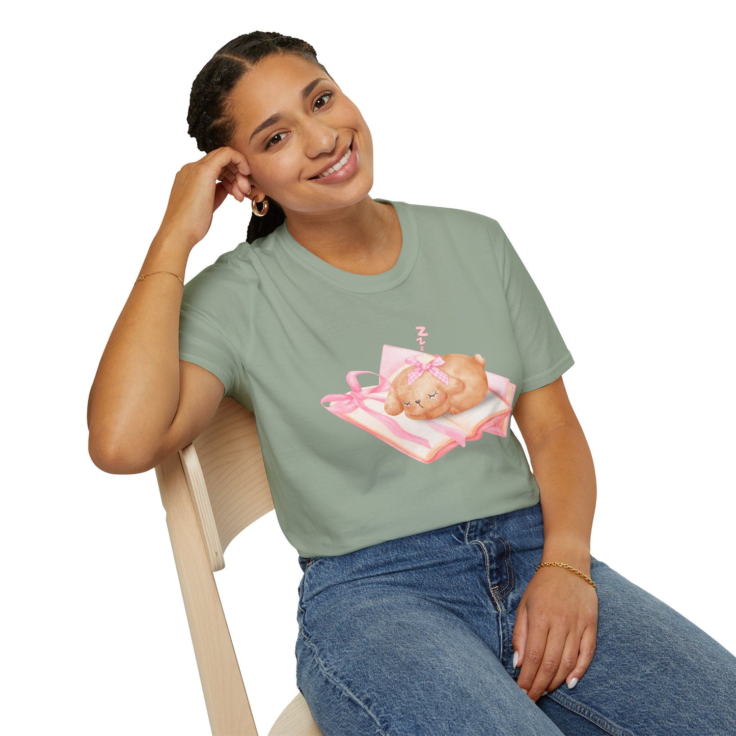 Coquette Bookish Bunny T-Shirt
