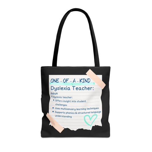 One-of-a-Kind Dyslexia Teacher Tote Bag - Perfect Gift for Educators